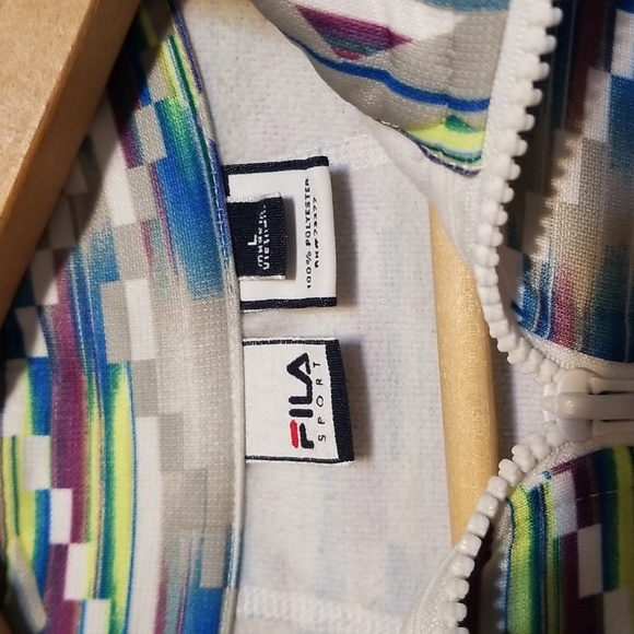 Fila Sport Size Large Quarter Zip - Picture 3 of 10